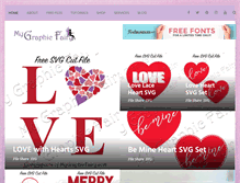 Tablet Screenshot of mygraphicfairy.com